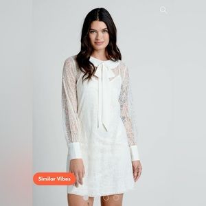 ModCloth Honeymoon Maven Shift Dress in Ivory XL